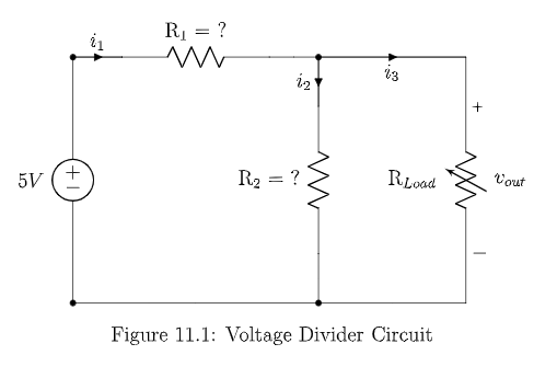 Solved A voltage divider is a simple circuit which turns a | Chegg.com