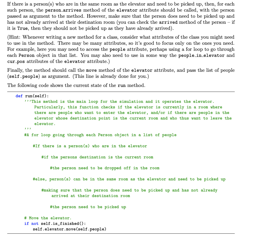 Solved Python Please only fill in the code where it requires | Chegg.com