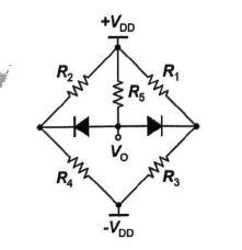 Solved Assuming ideal diodes and R1=1kohm, R2=500ohm, | Chegg.com