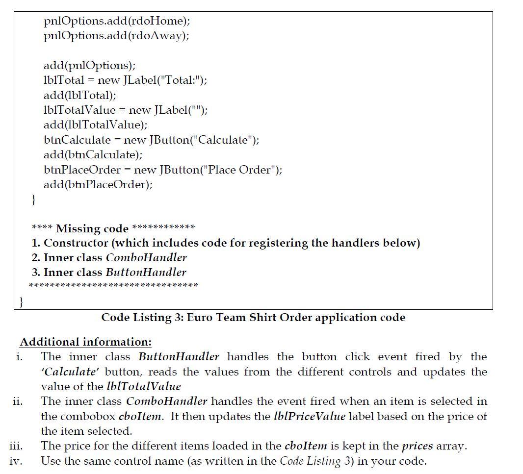 Solved PLEASE HELP ON BELOW QUESTION IN JAVA ON | Chegg.com