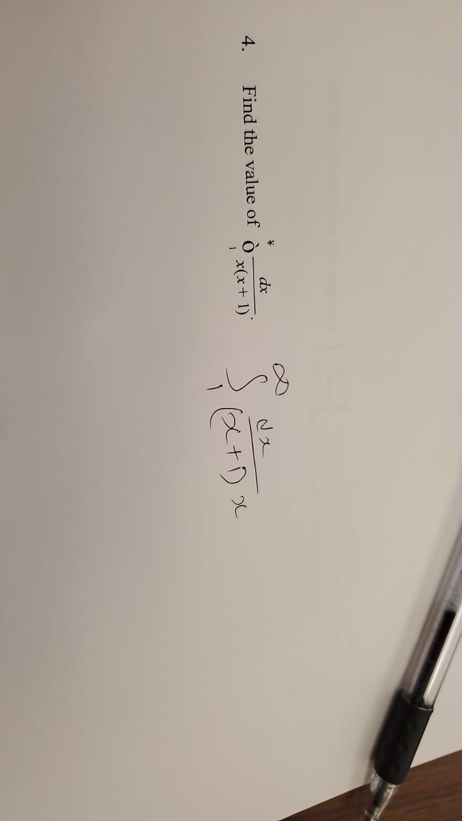 Solved Find The Value Of O 4 Ax X X 1 C Di E Of O Chegg Com