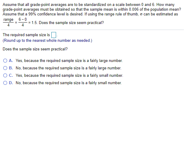 Solved Assume that all grade-point averages are to be | Chegg.com