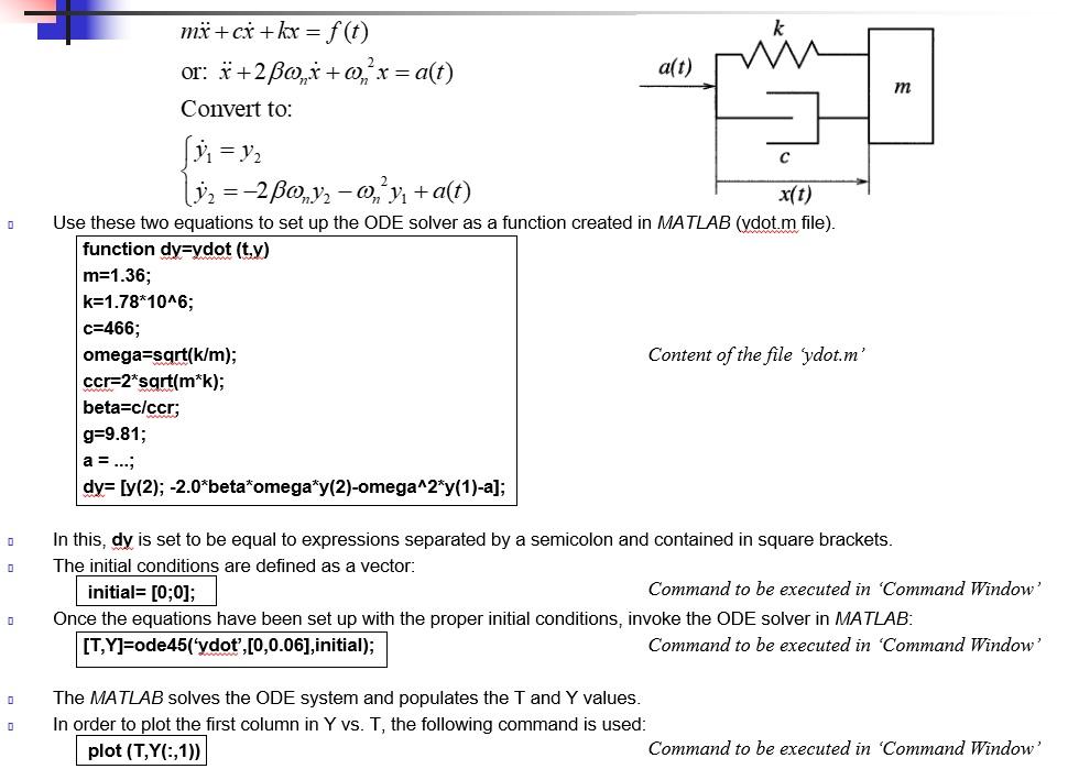 Solved For the simple lumped mass model of the of head | Chegg.com