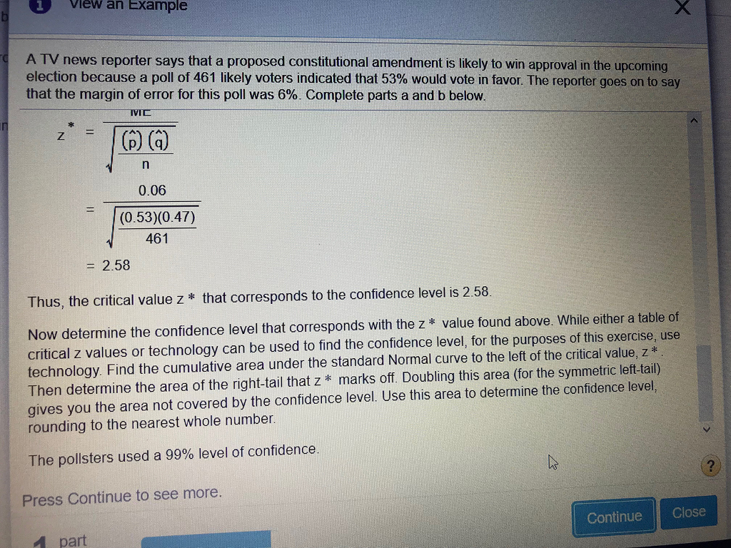 Solved Can Someone Explain How To Find The Confidence Level Chegg