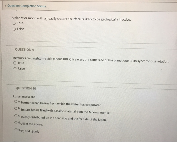 Solved v Question Completion Status: QUESTION 4 Which of the | Chegg.com