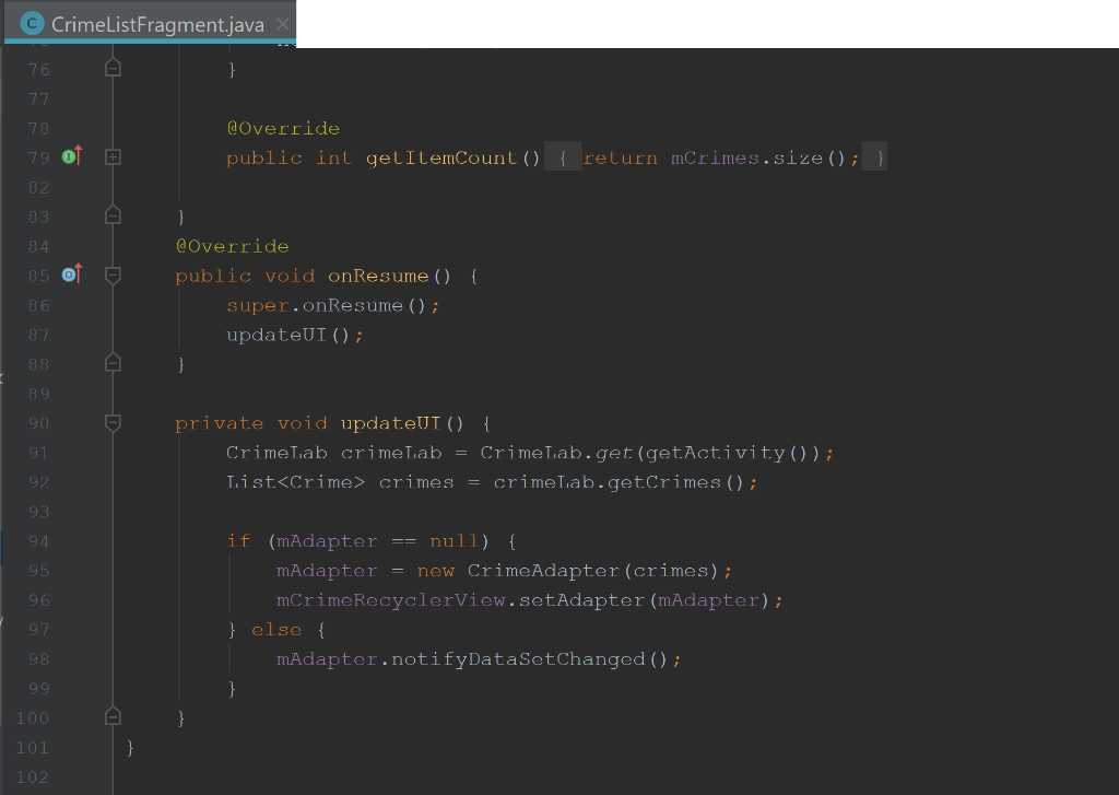 Create two types of rows in your RecyclerView: a | Chegg.com