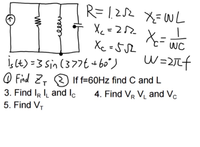Solved R 1.2 Ohm X L omega L X c 2 Ohm X c 1 omega Chegg