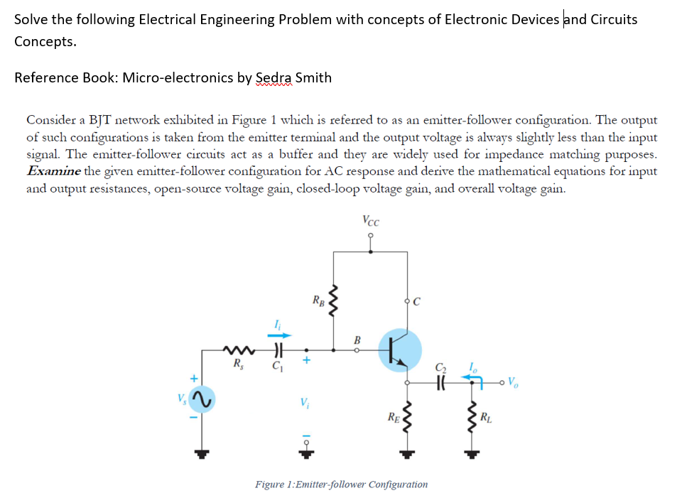 Solved Solve The Following Electrical Engineering Problem | Chegg.com