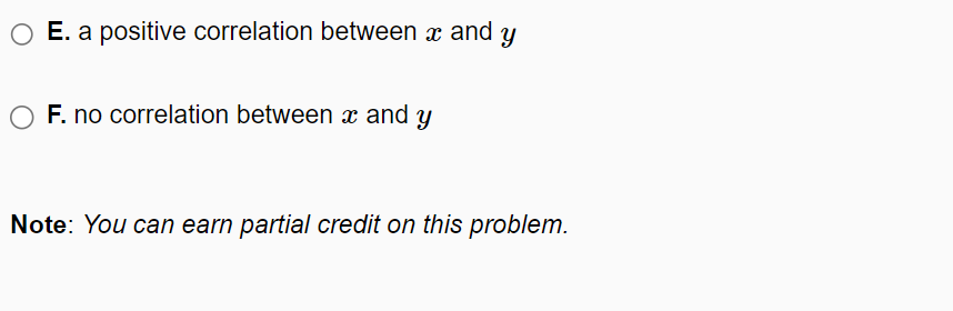 Solved (1 point) Use a scatterplot and the linear | Chegg.com