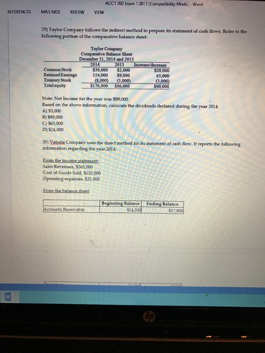 Solved RENCES MALINGS REVIEW VIEW 28 Avatar Company uses the | Chegg.com