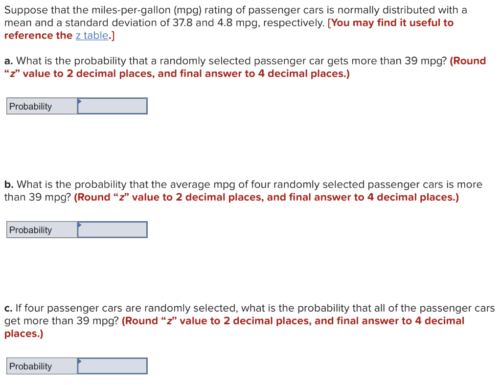 solved-suppose-that-the-miles-per-gallon-mpg-rating-of-chegg