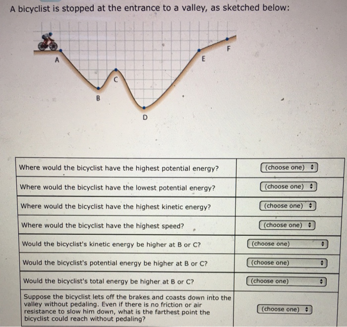 solved-a-bicyclist-is-stopped-at-the-entrance-to-a-valley-chegg