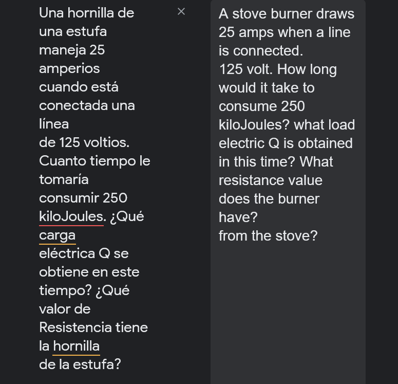 Solved A stove burner draws 25 amps when a line is