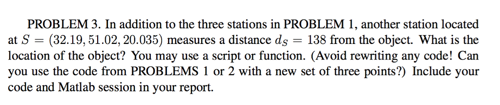 Solved PROBLEM 1. Assume the three ground stations are | Chegg.com