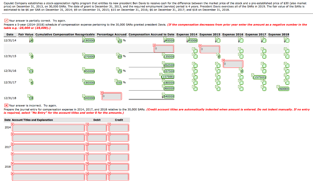 【在庫処分】 Solved Capulet Company establishes a stock-appreciation 資格+検定