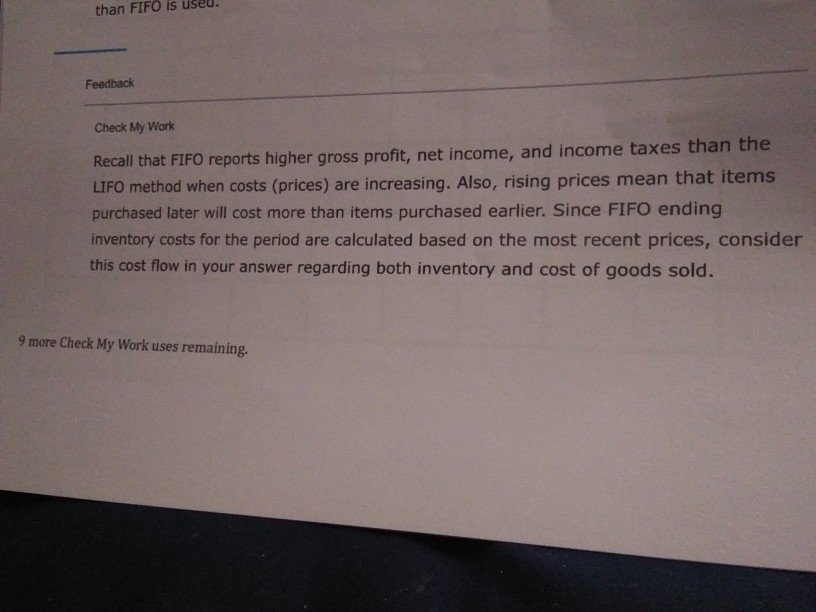 Inventory Assume Comparing Methods A ... That Sep Solved: Firm