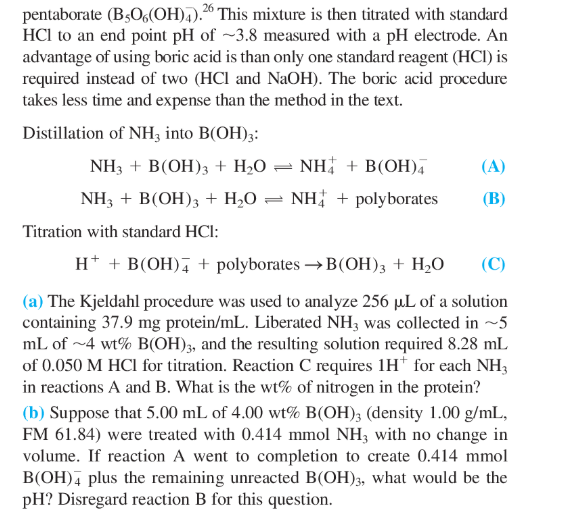 Solved 1159. In the Kjeldahl method, an alternative to
