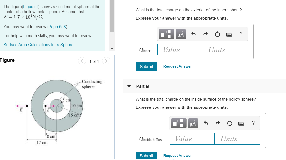 Solved The figure(Figure 1) shows a solid metal sphere at