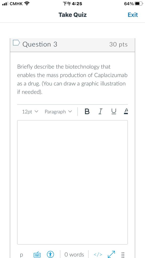 Briefly describe the biotechnology that enables the