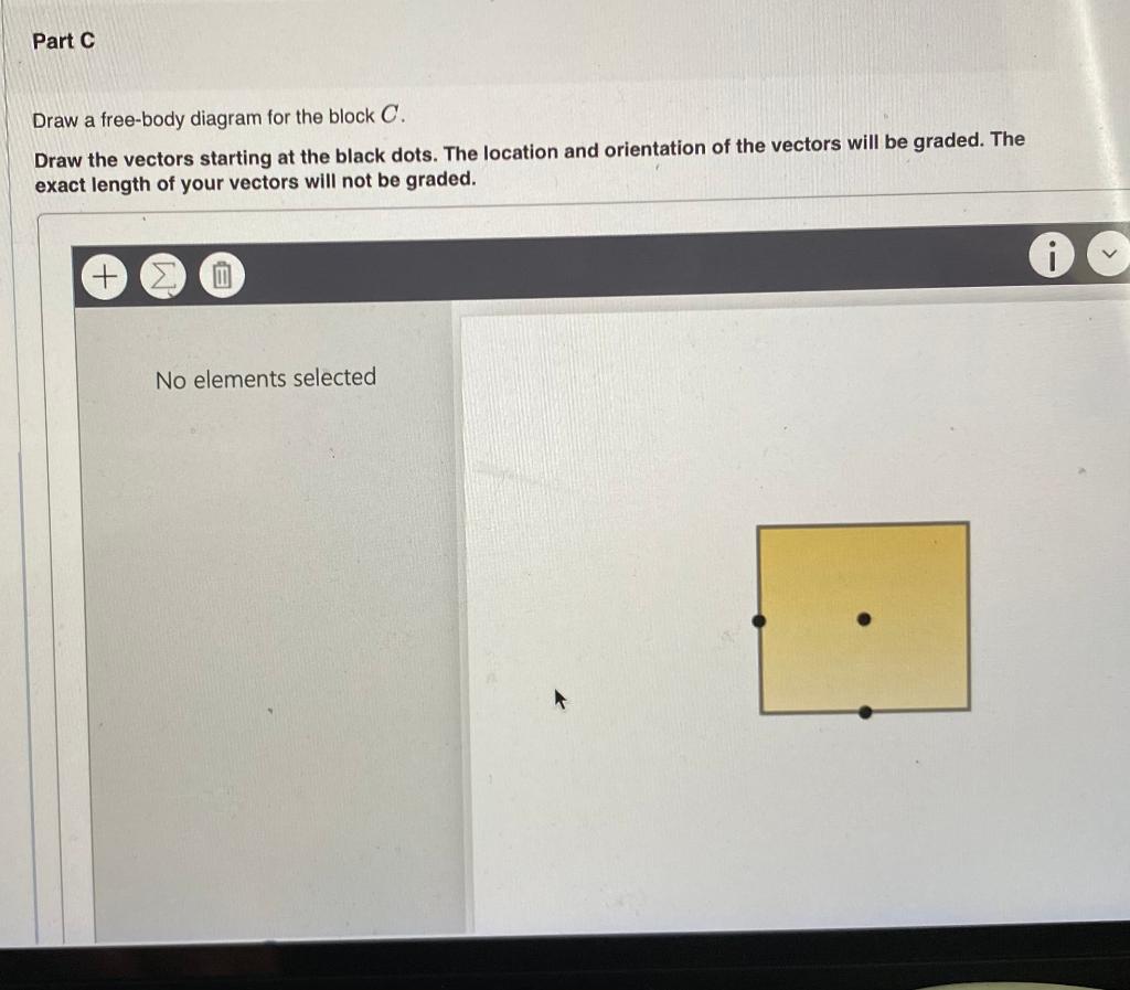 Solved v Part A Three blocks on a frictionless horizontal | Chegg.com