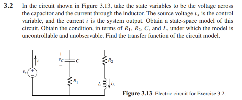 Solved In the circuit shown in Figure 3.13, ﻿take the state | Chegg.com