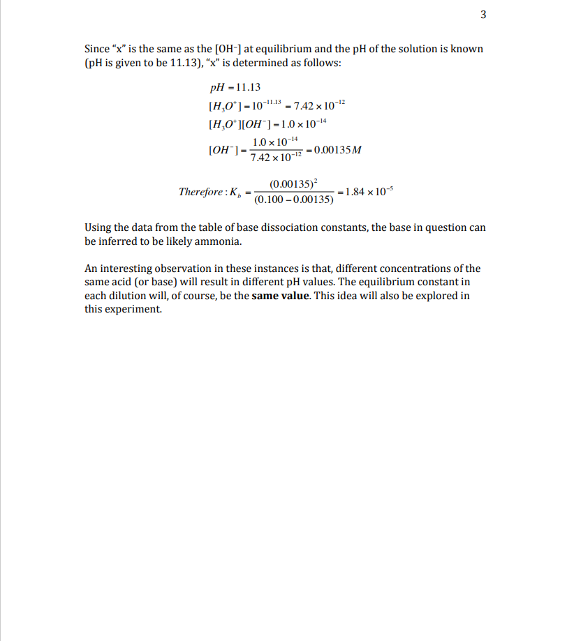 Solved 1 EXPERIMENT B5: ACID/BASE DISSOCIATION CONSTANT | Chegg.com