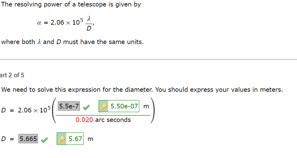 Solved If we want to increase the light gathering power by a
