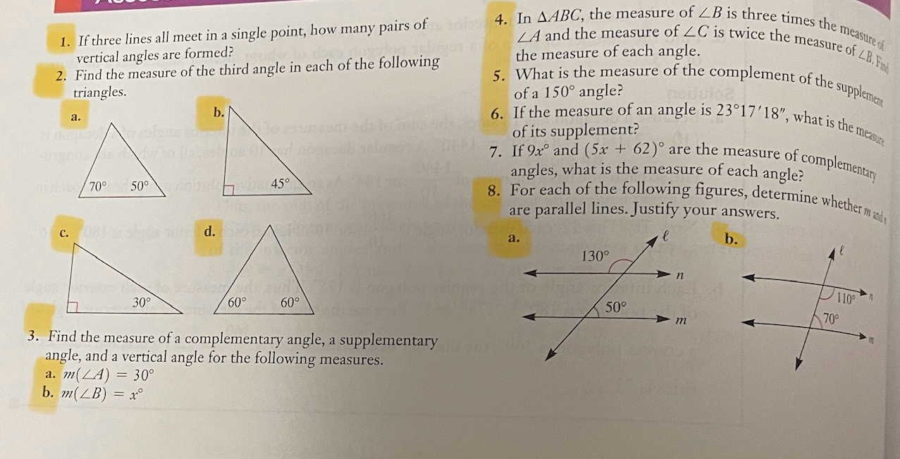 Solved Answer Highlighted Questions 