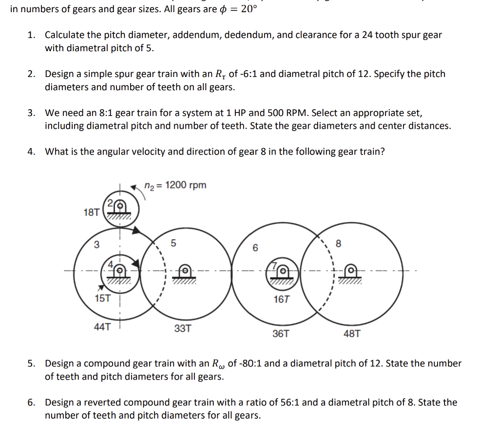 Solved in numbers of gears and gear sizes. All gears are