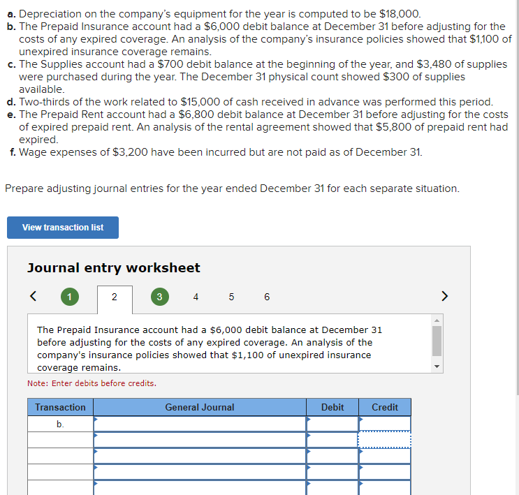 solved-a-depreciation-on-the-company-s-equipment-for-the-chegg