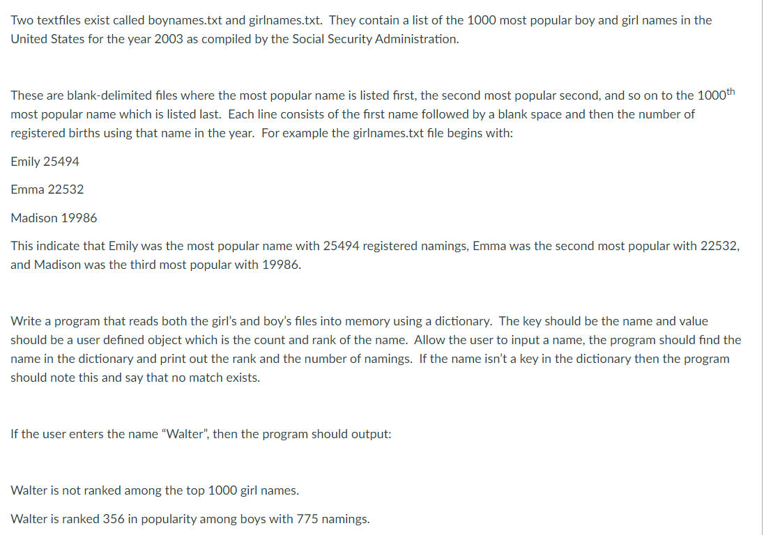 Solved Please show code in Python. Please prepare the code | Chegg.com