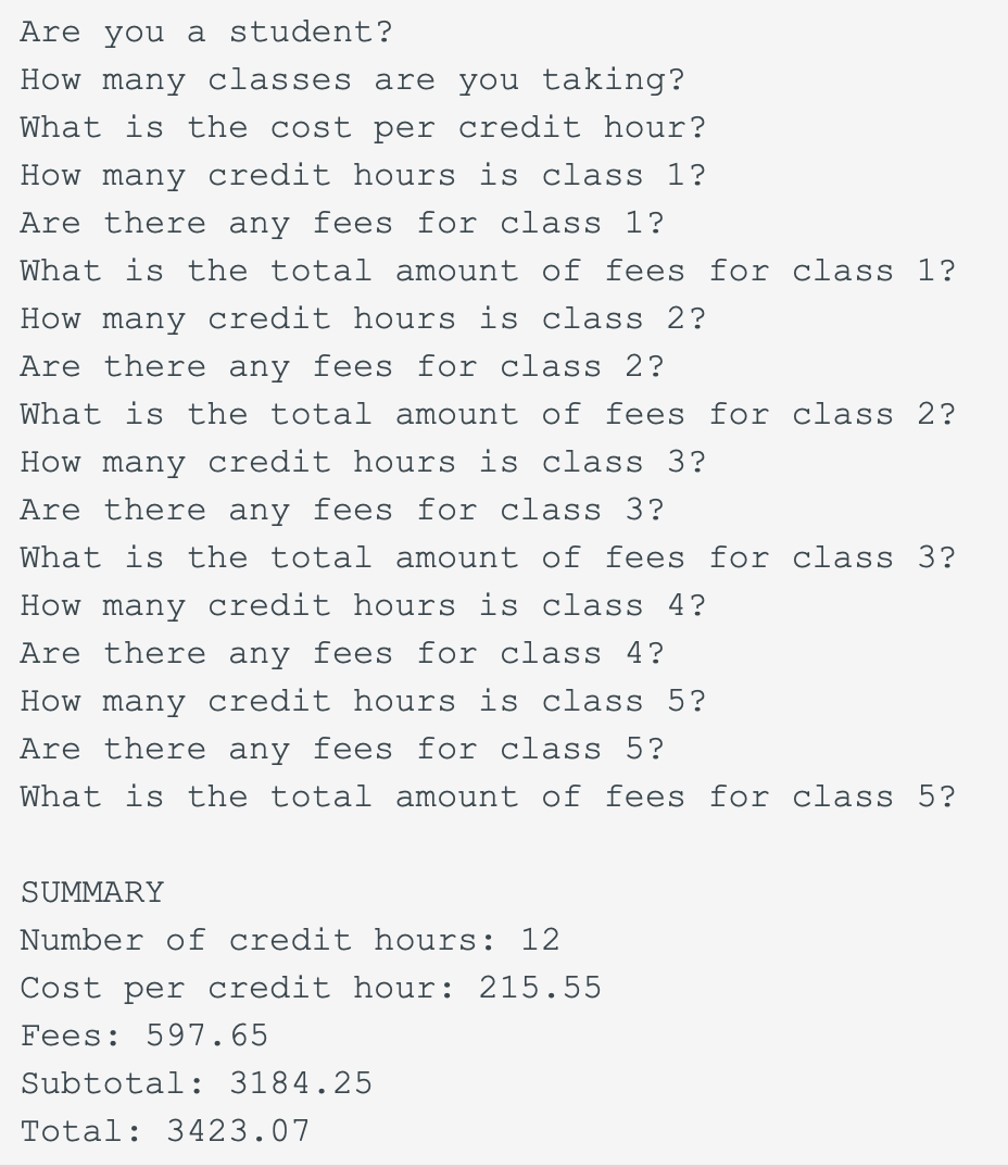 are-you-a-student-how-many-classes-are-you-taking-what-is-the-cost-per