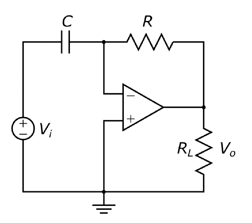 Solved The Circuit Shown Below Is An Active Filter With 𝐶 = | Chegg.com