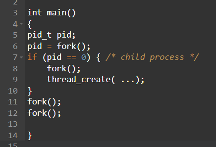 Solved 11. Operating system question C programming 1. | Chegg.com