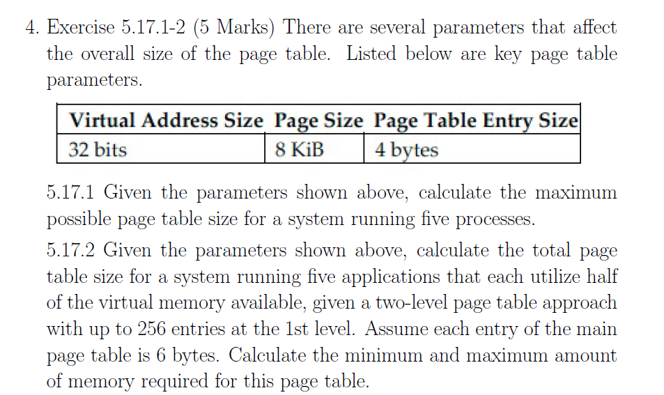 Solved 4. Exercise 5.17.12 (5 Marks) There are several