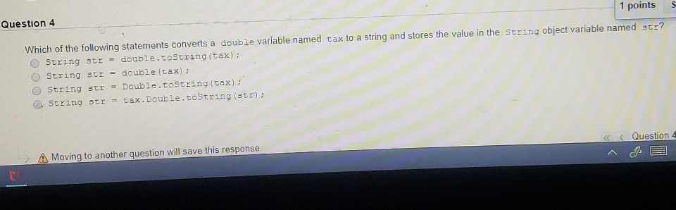 Solved Question 5 1 points Save Answer Which of the | Chegg.com