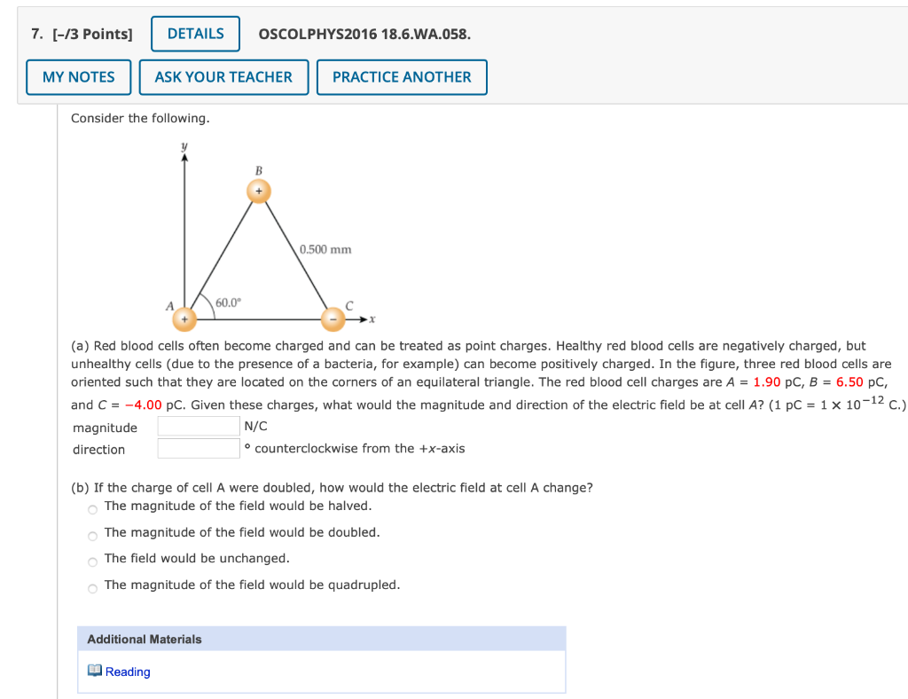 Solved 5 [ 13 Points] Details Oscolphys2016 18 8 P 055 My