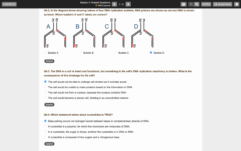 Solved CONTENTS NOTES E QUESTIONS Section 4: Graded | Chegg.com