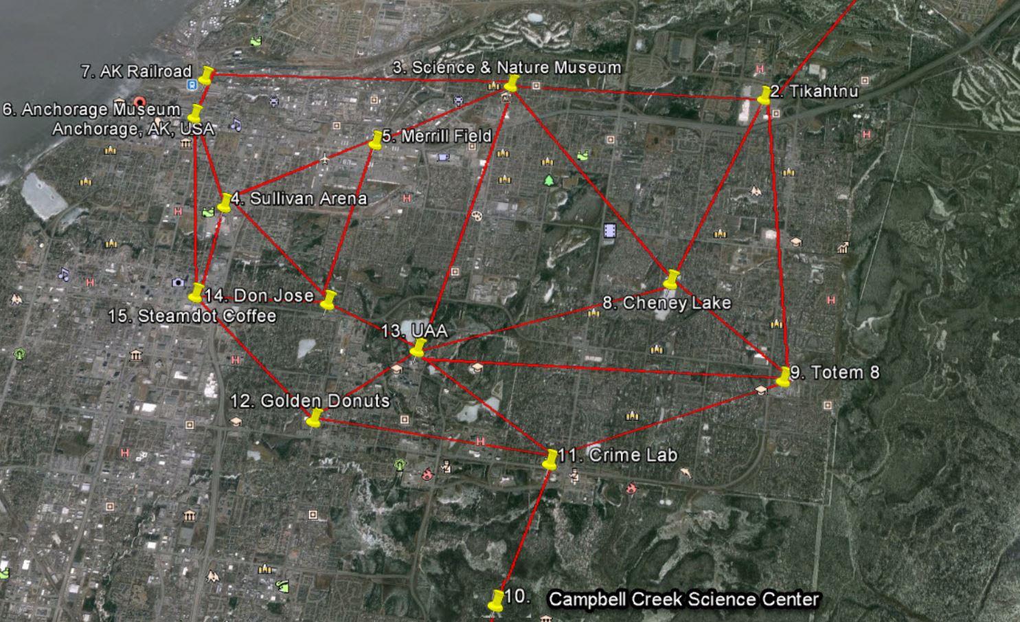Q: Shortest Path on a Map (using | Chegg.com