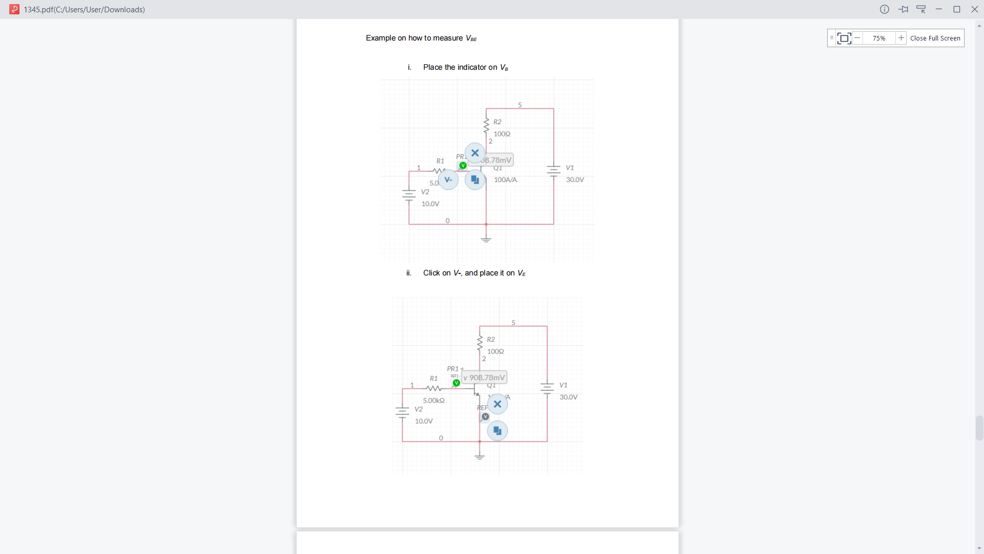 Solved Lab Exercise 2 Title BJT DC circuit simulation by