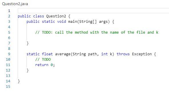 Solved Download the empty code and complete the float | Chegg.com