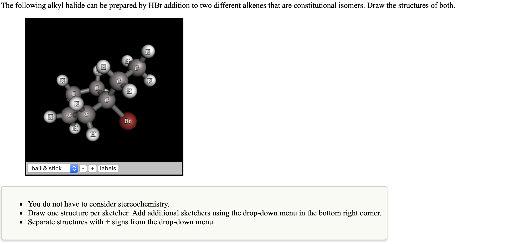 Solved The Following Alkyl Halide Can Be Prepared By Hbr 6421