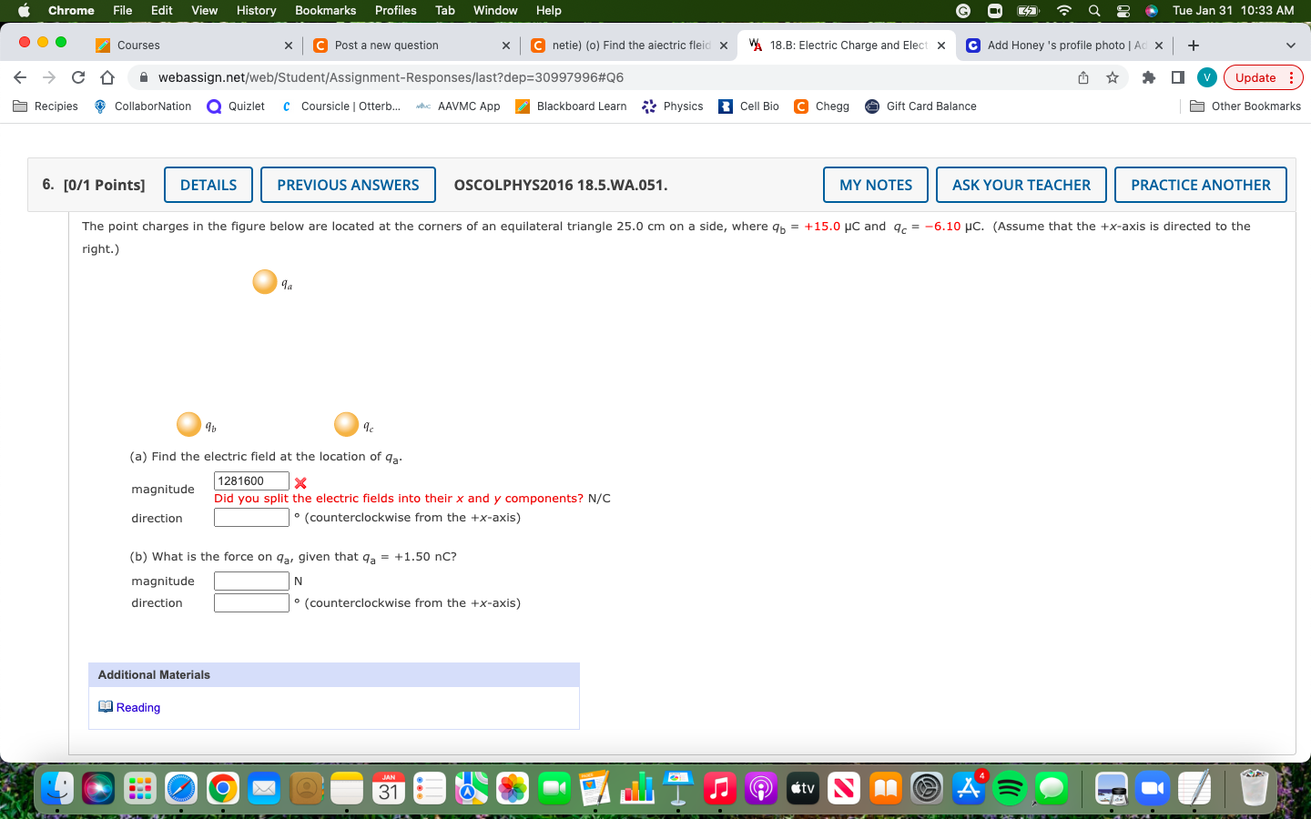 Solved point charges in the figure below are located at the | Chegg.com