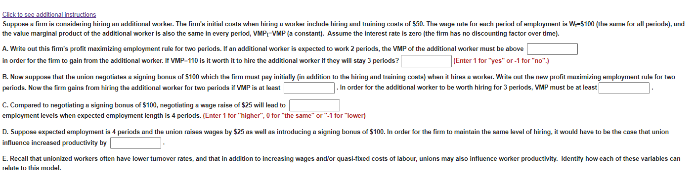 Solved A firm in which workers must belong to a union before