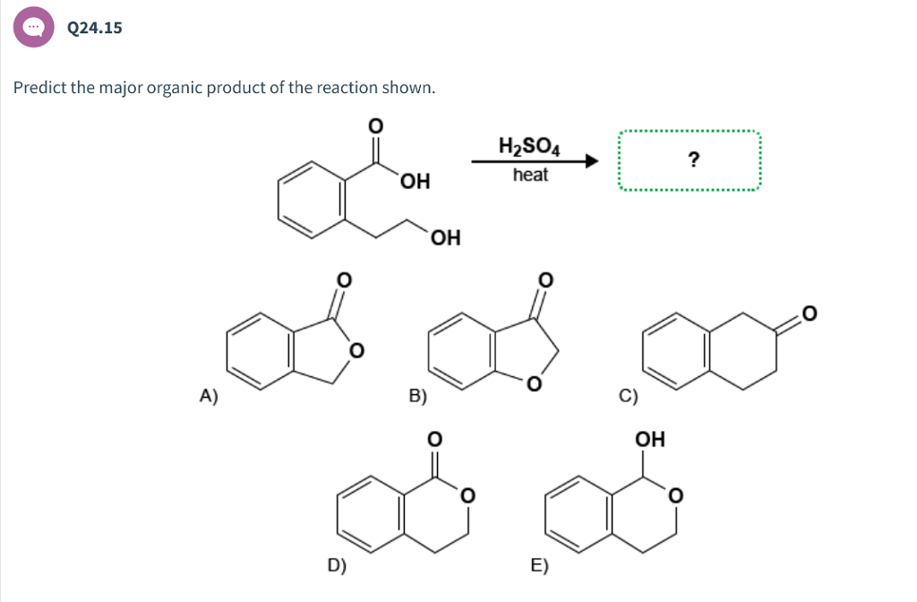 Solved Q24.5 Predict the missing product in the reaction | Chegg.com