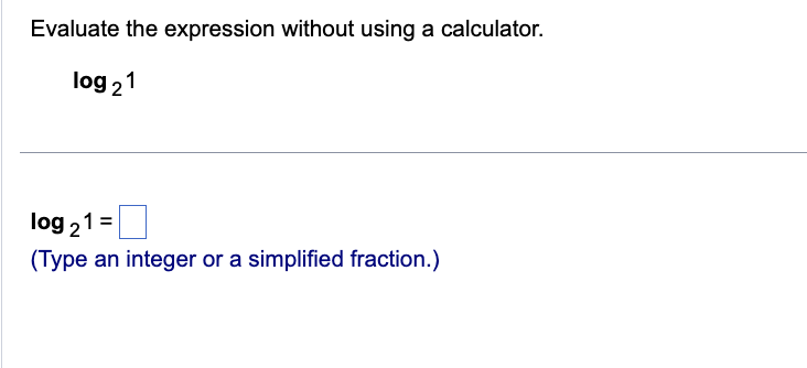 Solved Evaluate the expression without using a | Chegg.com