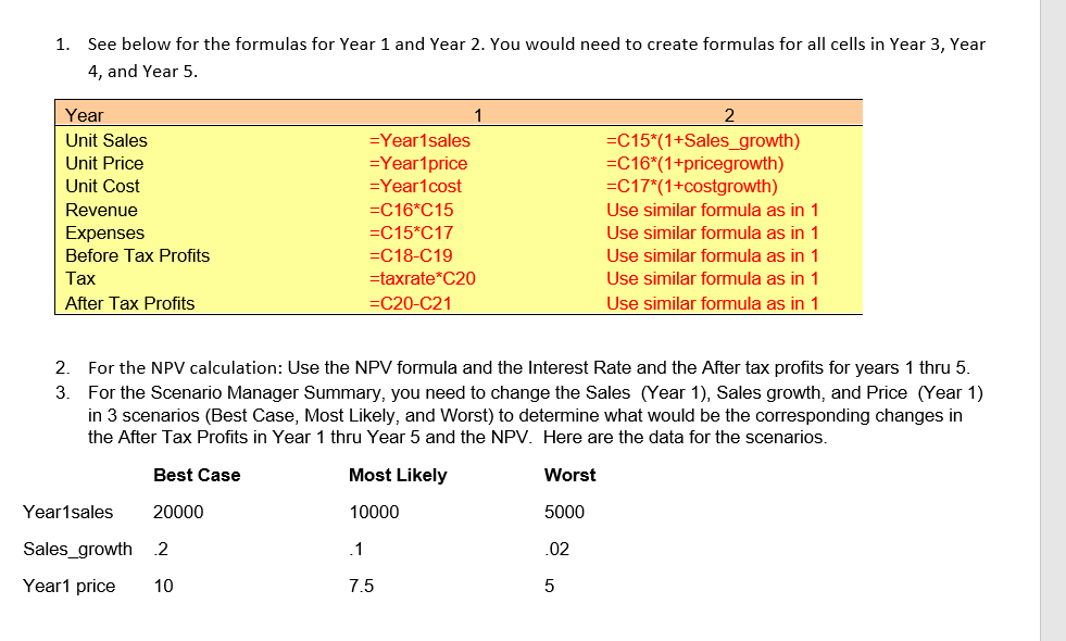 Solved Lutz Motors Tax Rate Sales (Year 1) Sales growth