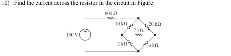 Solved find the currents in the main branch and on the 7 ohm | Chegg.com