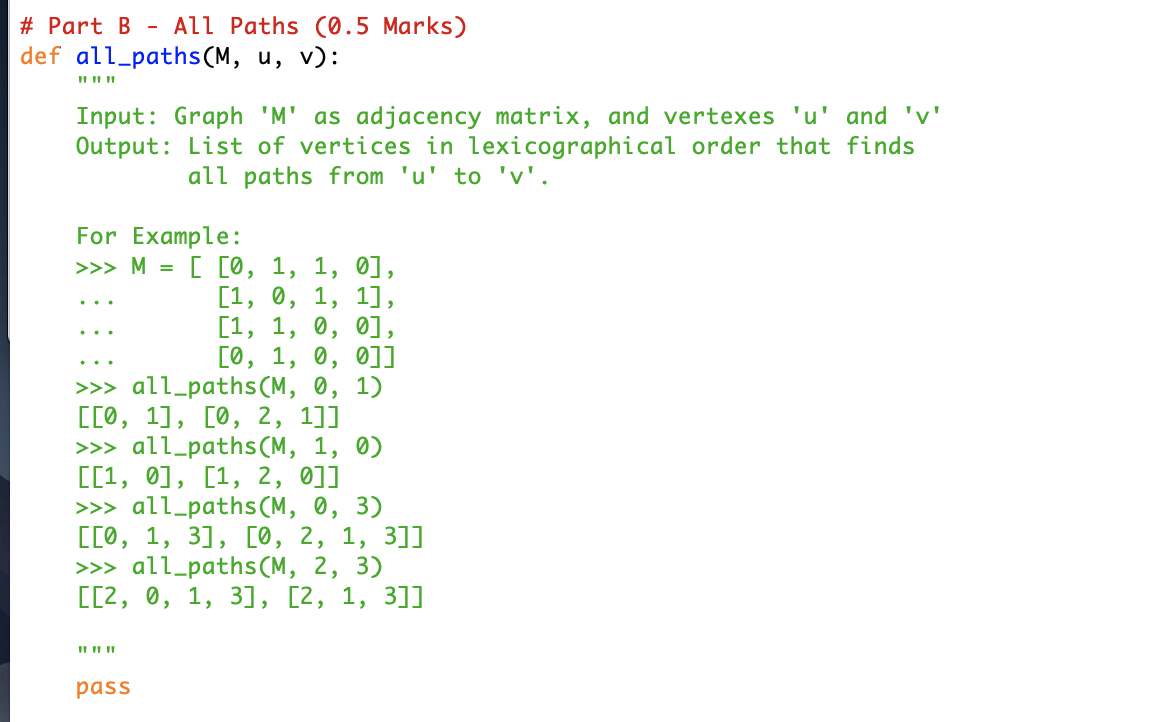 Solved (PYTHON) KINDLY ENSURE THAT THE OUTPUTS MATCH. USE | Chegg.com