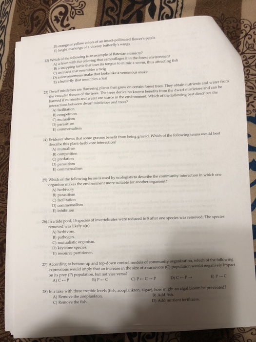 Solved ) Trees are rare in the savanna biome because of A)